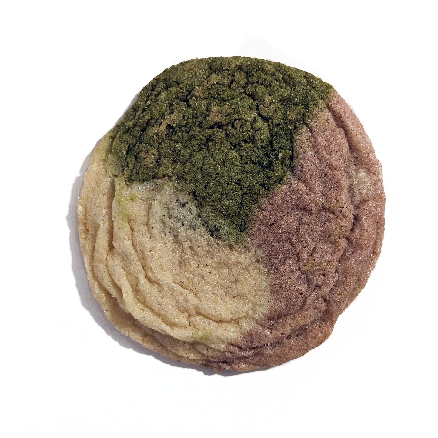 Neapolitan Sugar Cookie - Matcha, Red Bean Vanilla